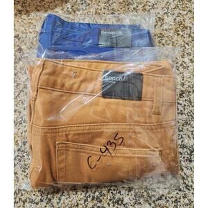 Bundle Bench colored/Chino Khakis Jeans Denim Pants Sz 33/34 100 percent Cotton